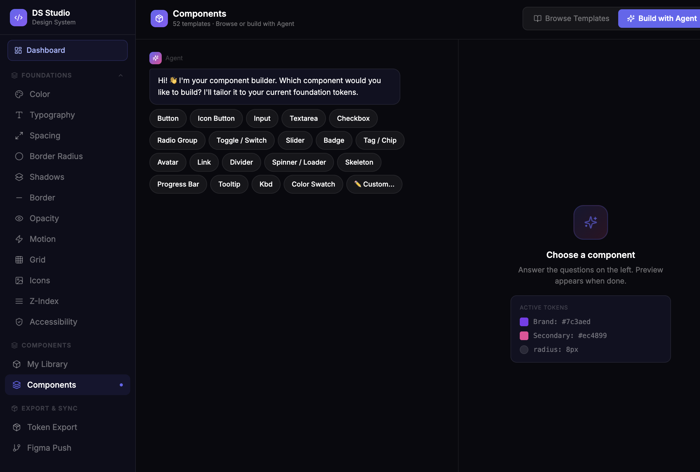 DS Studio — AI Component Builder