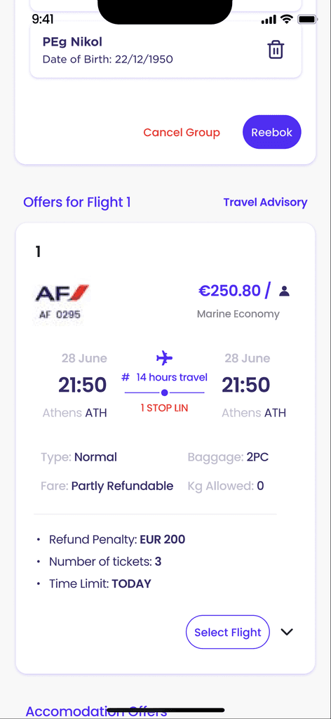 Synopsis — flight offers